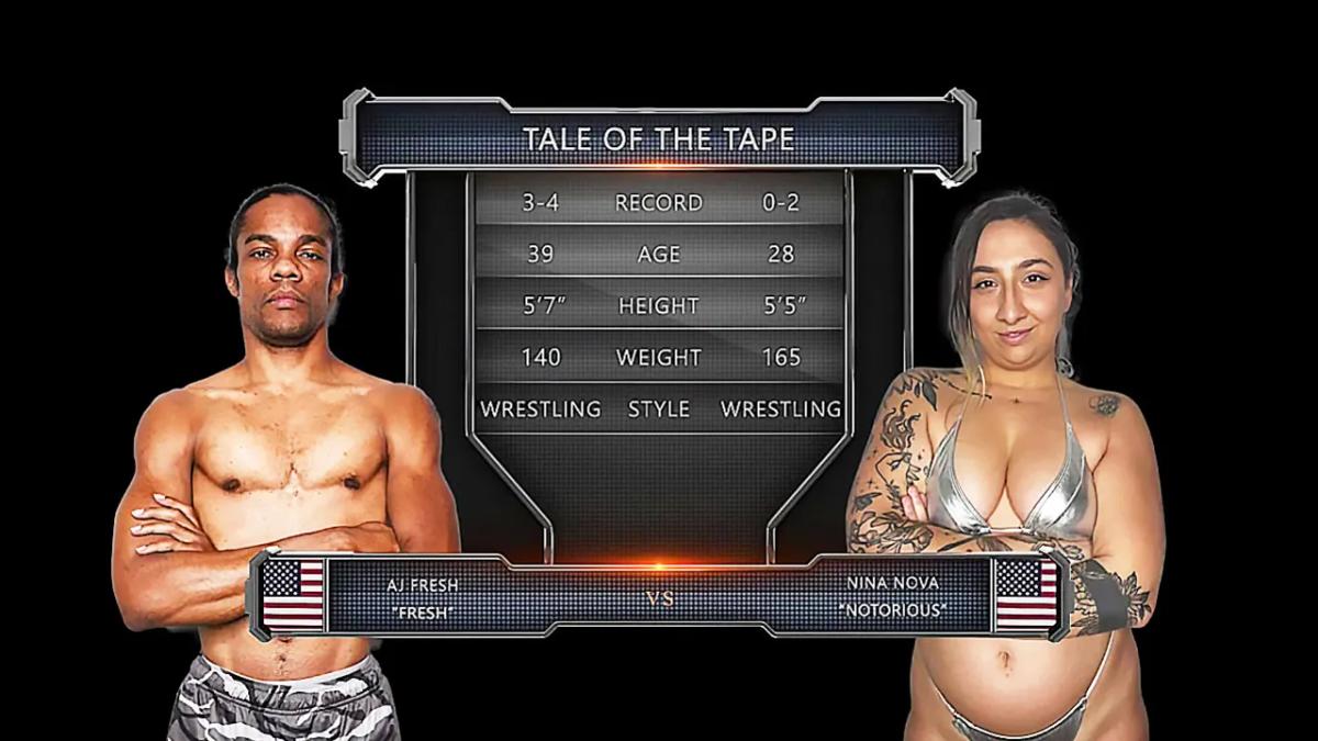 Межрасовая ебля на татами